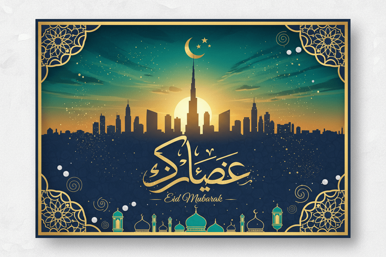 Eid Mubarak Wishes Dubai UAE – Best Greetings